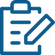 clipboard and pencil icon